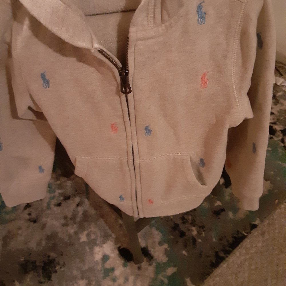 Girls toddler polo jogging suit